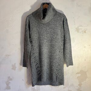 Ripe Gray Cowl Neck Sweater Dress